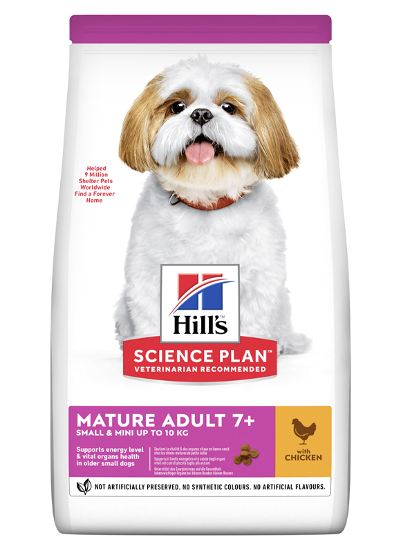 

Сухой корм HILL'S SCIENCE PLAN Mature Adult Small & Mini для собак с Курицей - 1.5 кг