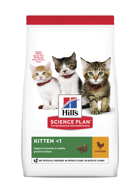 

Сухой корм HILL'S SCIENCE PLAN Kitten для котят с Курицей - 1.5 кг