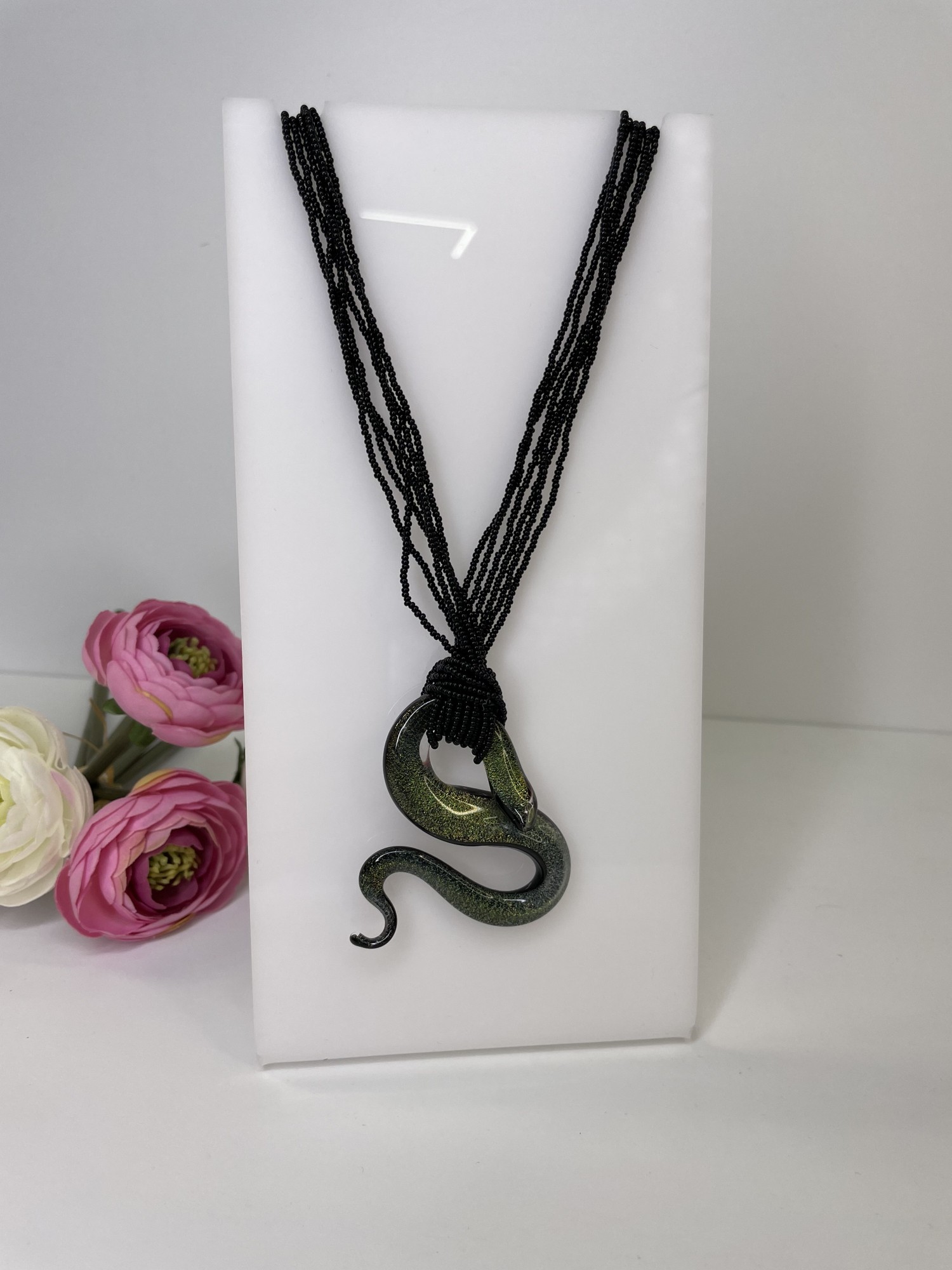 

Колье TOMMASI из муранского стекла serpente