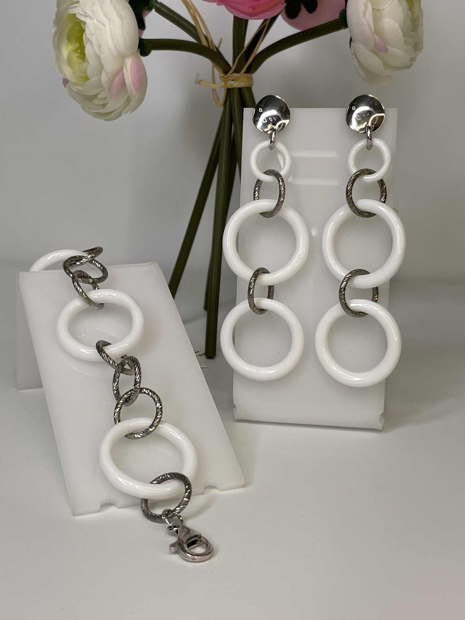 

Набор Antica Murrina из муранского стекла Aneli alba