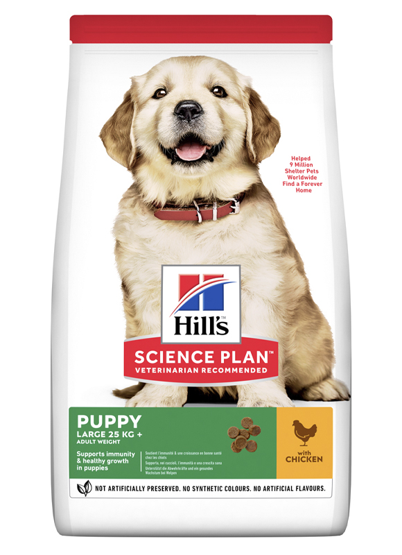 

Сухой корм HILL'S SCIENCE PLAN Puppy Large Breed для собак с Курицей - 14.5 кг