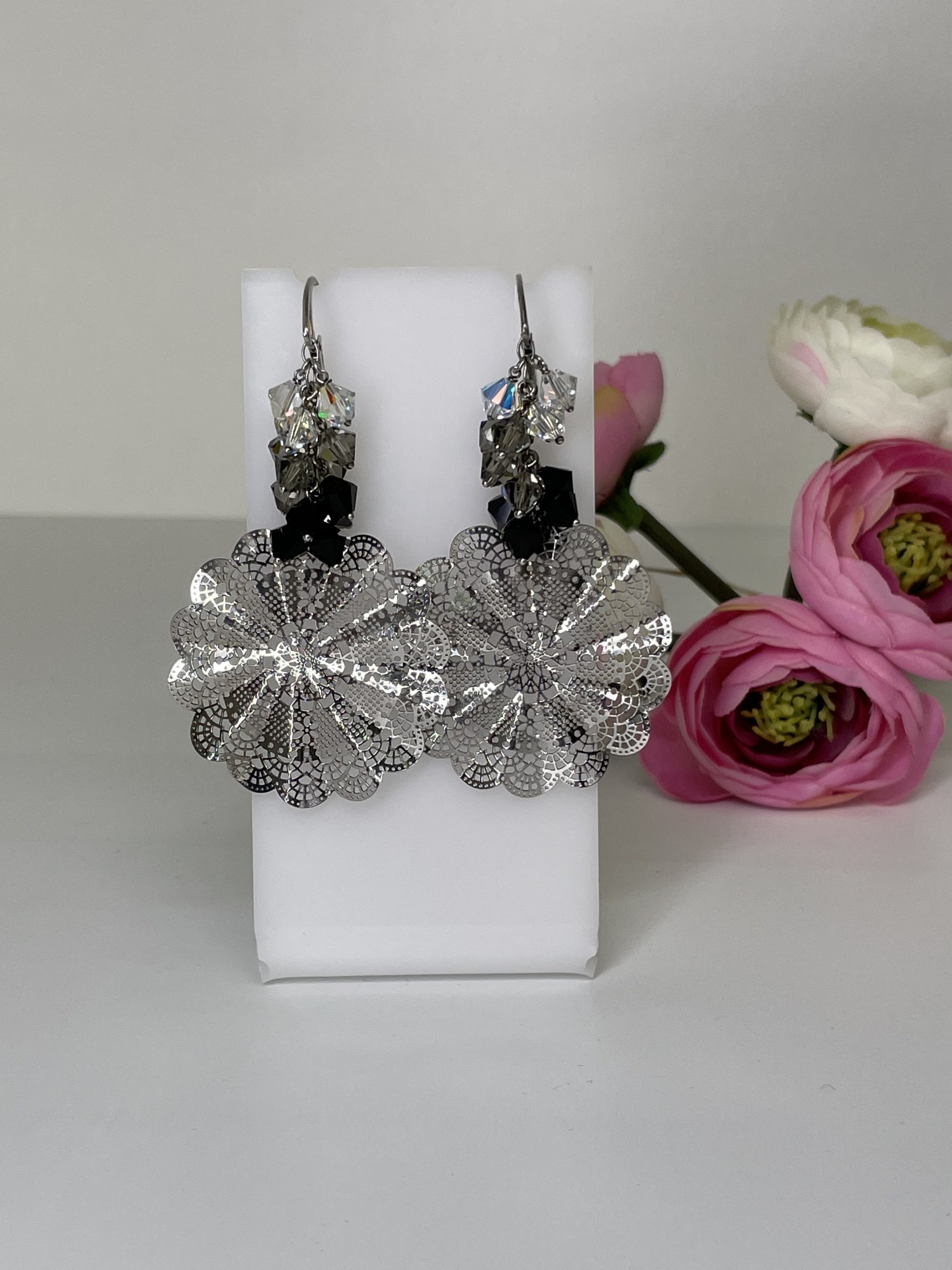 

Серьги Antica Murrina из муранского стекла Flora