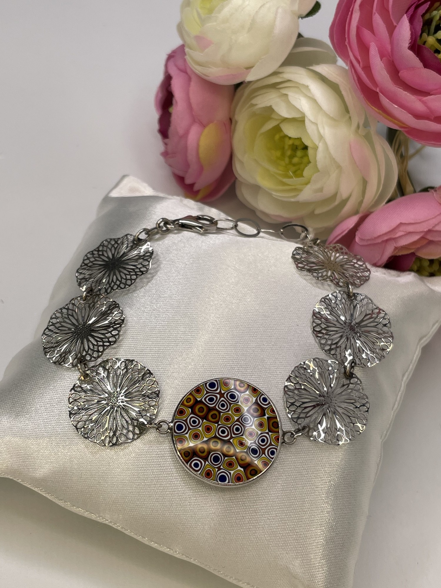 

Браслет Antica Murrina c муранским стеклом Millefiori