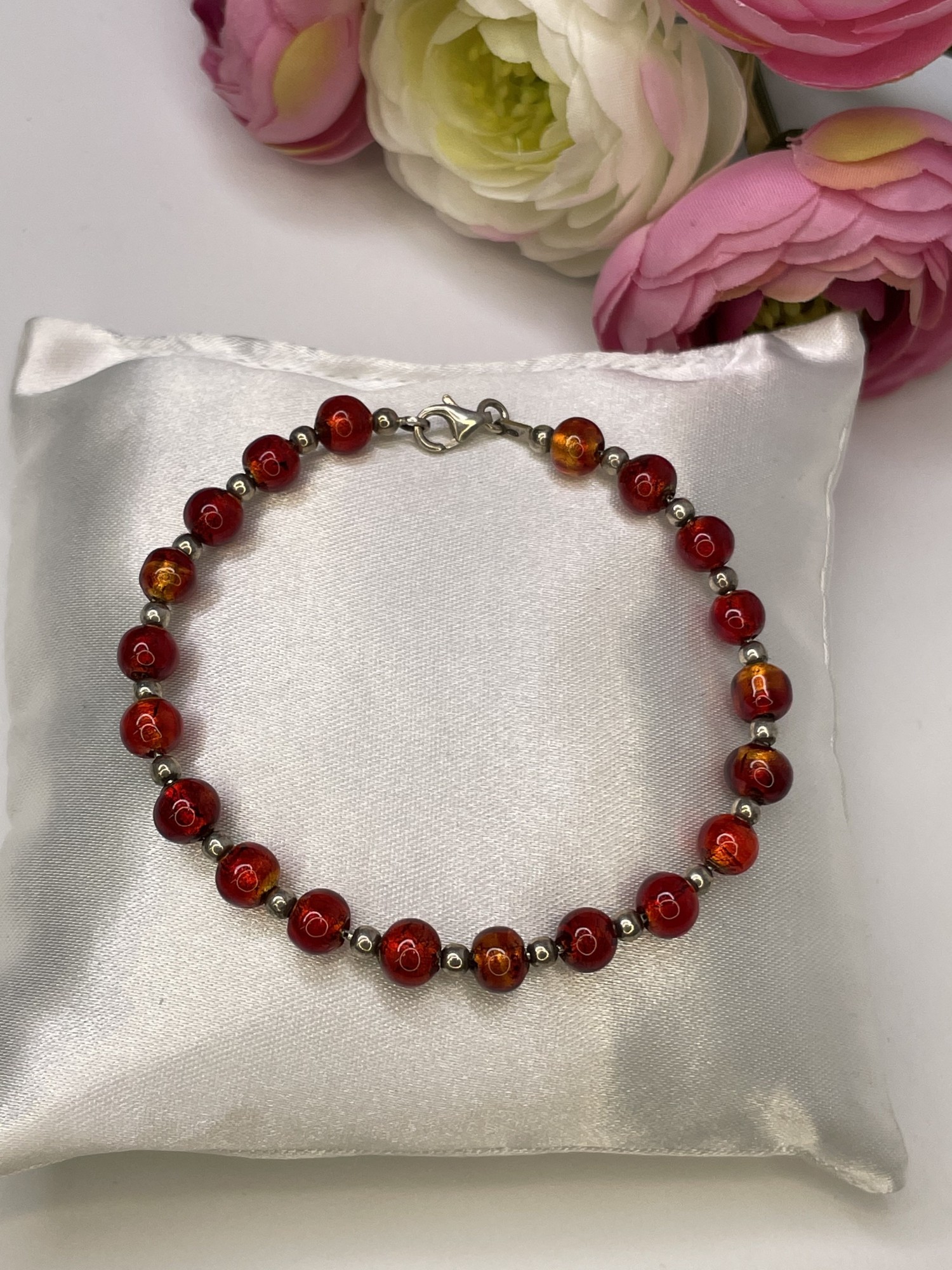 

Браслет Antica Murrina из муранского стекла Rosso