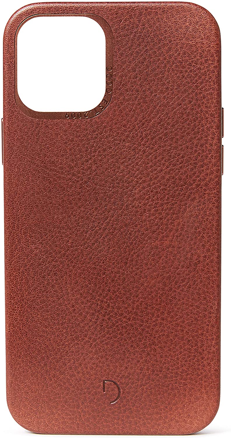 

Кожаный чехол Decoded Back Cover для iPhone 12 mini Brown