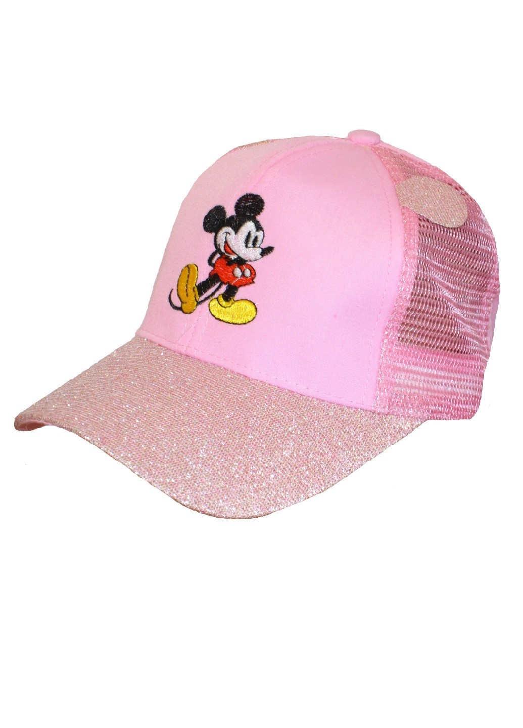 

Кепка тракер детская девочке с Микки Маус 54 см Розовый (YK-155-07)