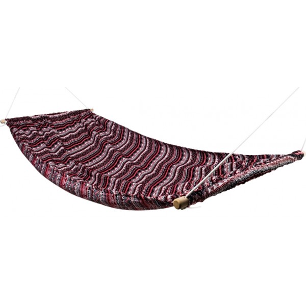 

Гамак подвесной для дачи из ткани двухместный с рейками 270х150 (3016) с чехлом и веревками для крепления
