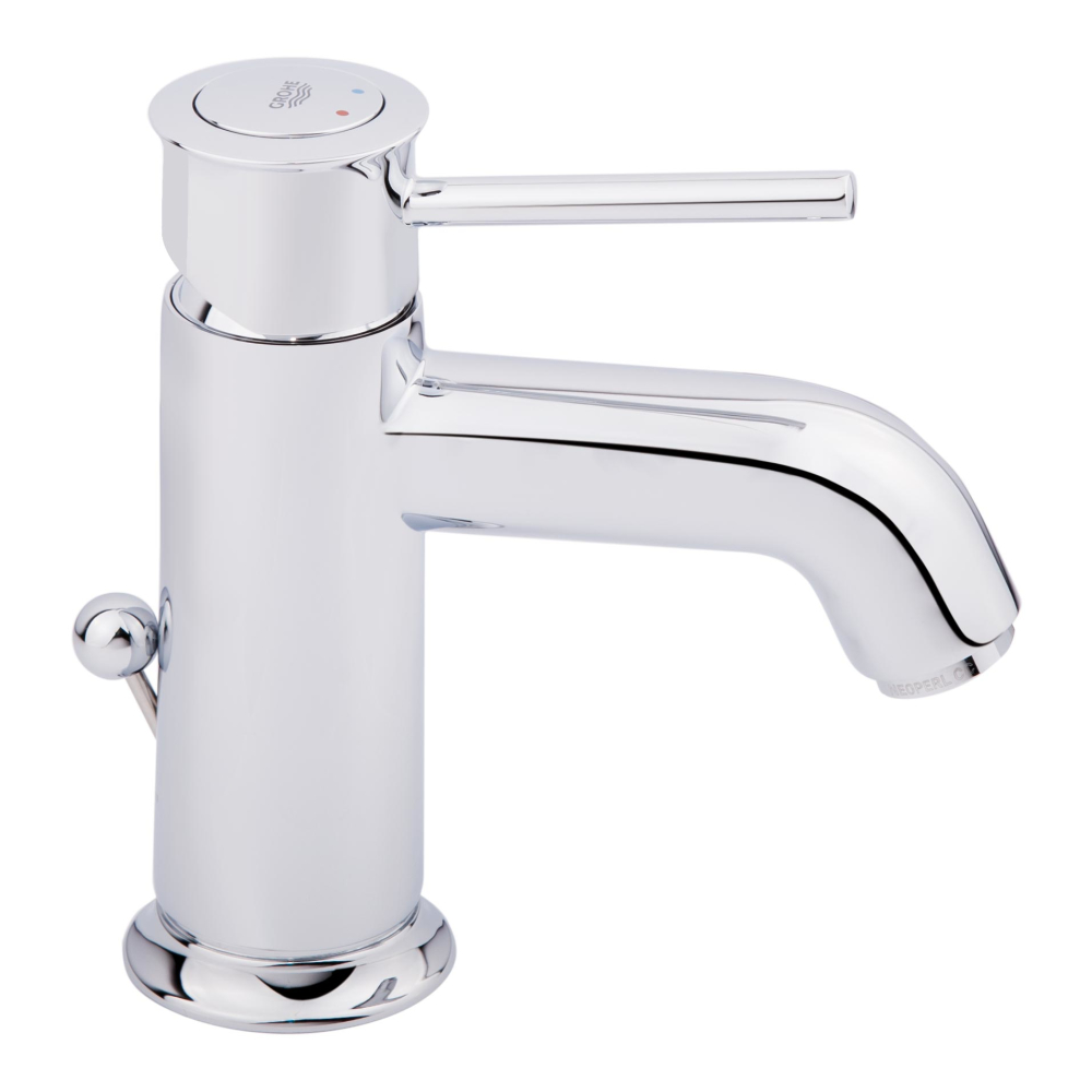 

Змішувач BauClassic 23161000 для умивальника з донним клапаном Grohe