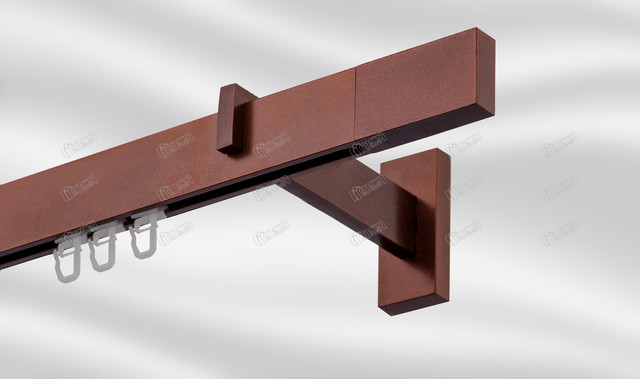 

Карниз одинарный Square Line 200 см. Медь Финал Квадро