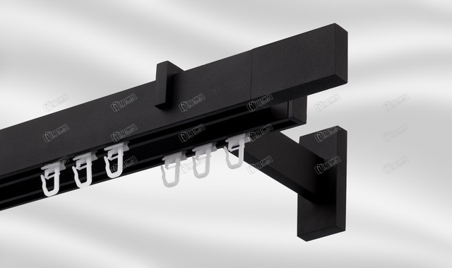

Карниз двойной Square Line 400 см. Чёрный Финал Квадро