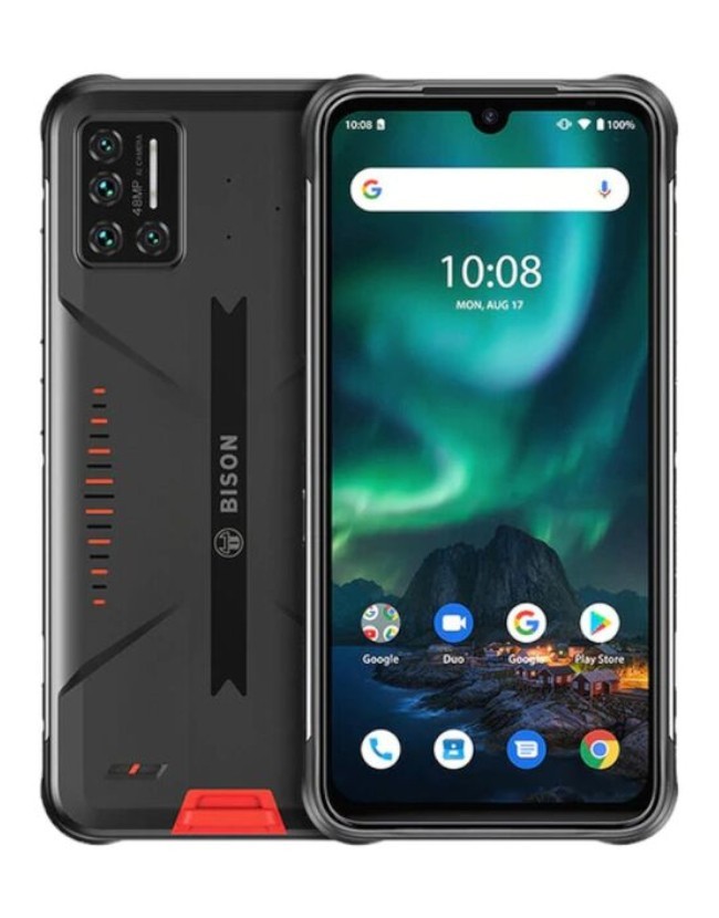 

Защищенный смартфон Umidigi Bison GT 8/128Gb Black-Red IP68