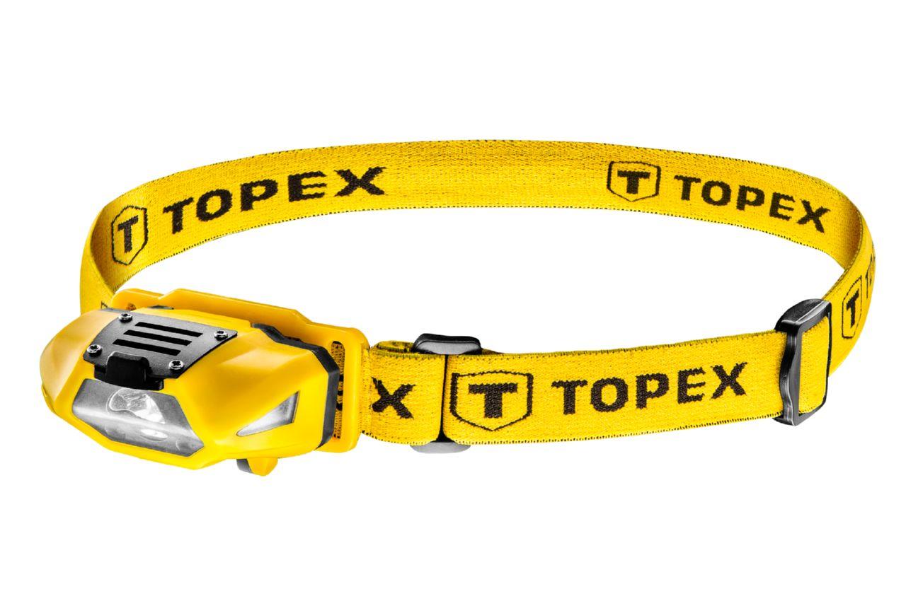 

Фонарь налобный TOPEX 3 LED х1 Вт х1AA (94W390)