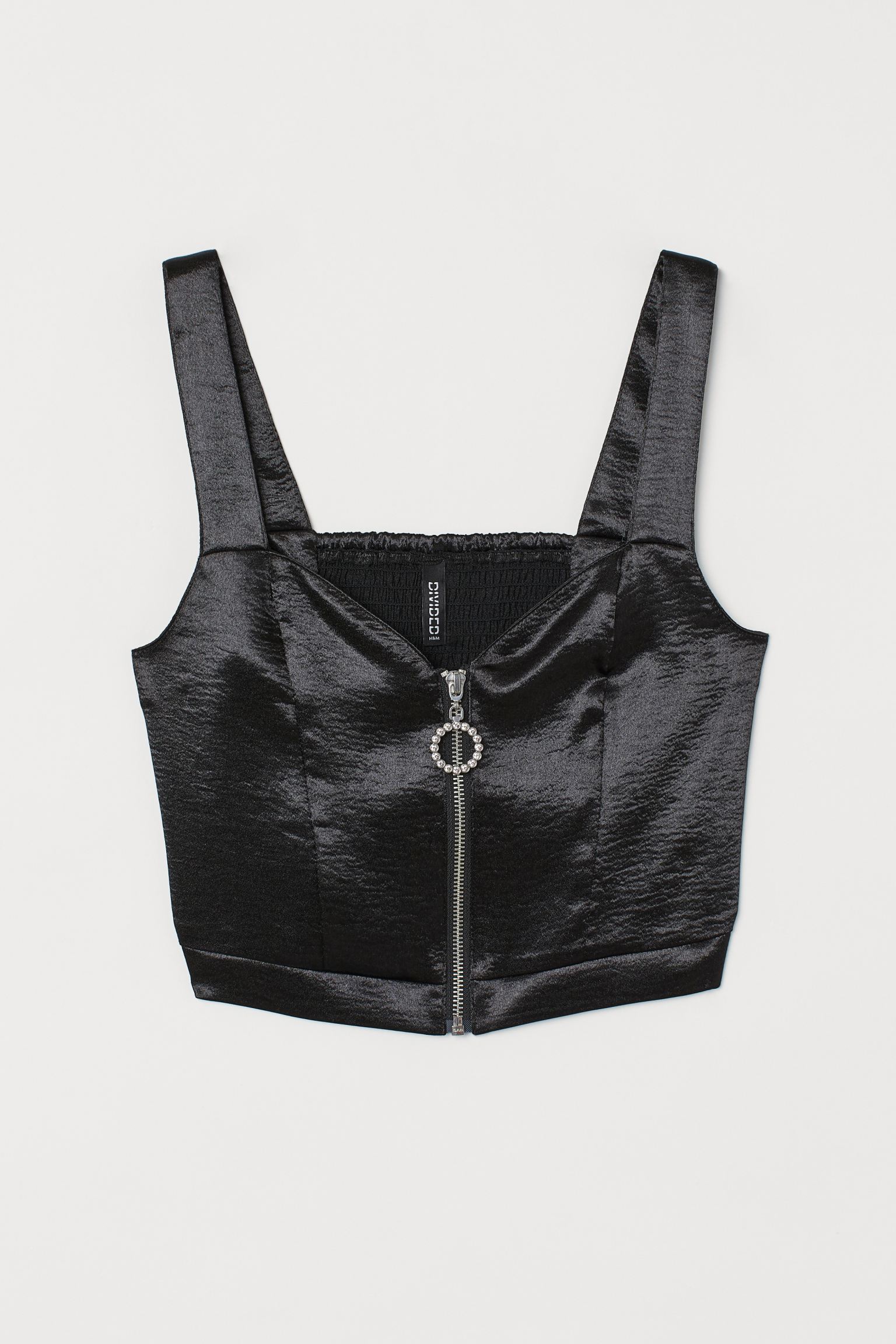 

Топ H&M  черный 28038310690, Топ H&M 42 черный 28038310690