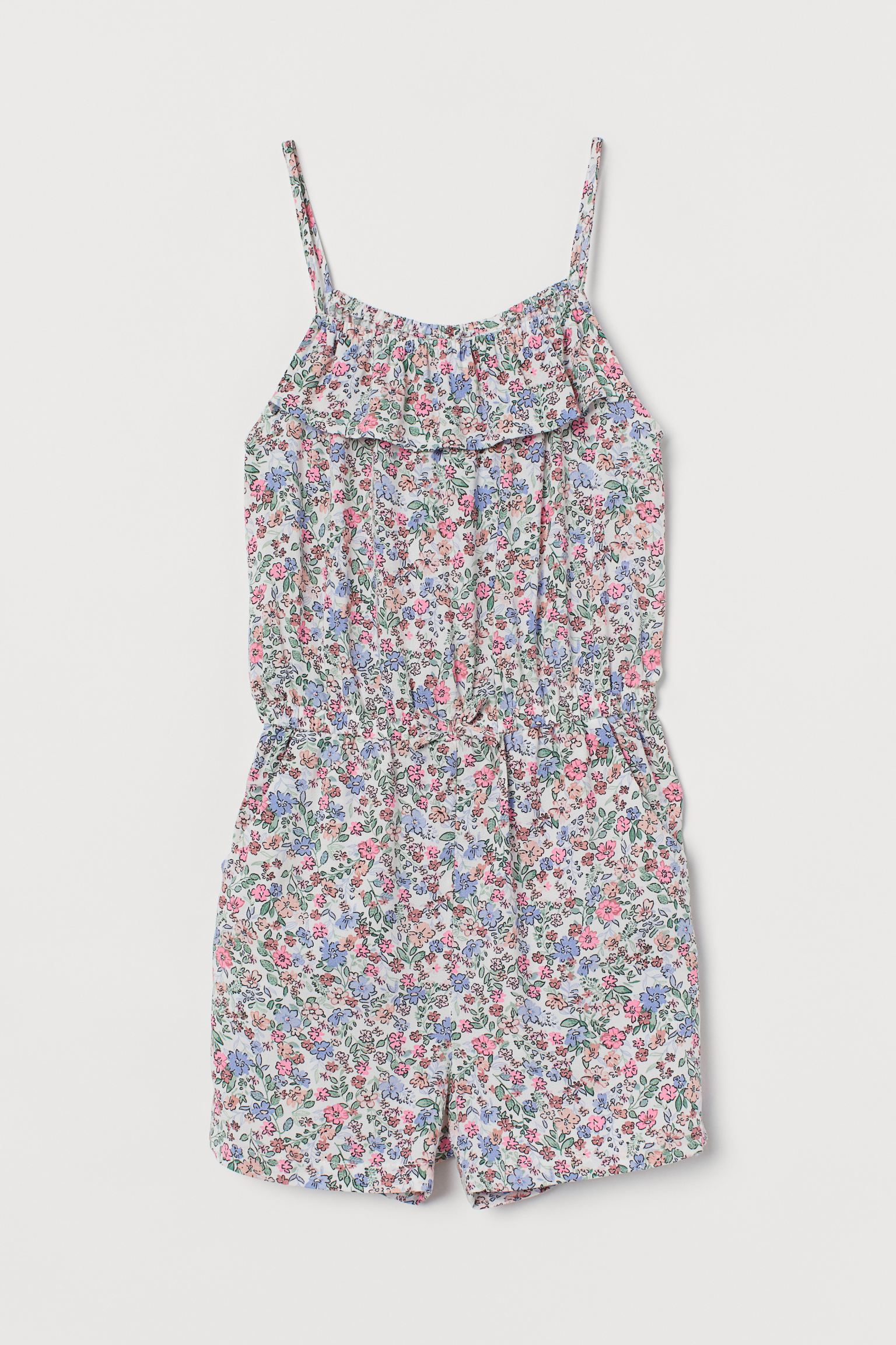 

Комбинезон H&M 92см белый цветы 4048636492