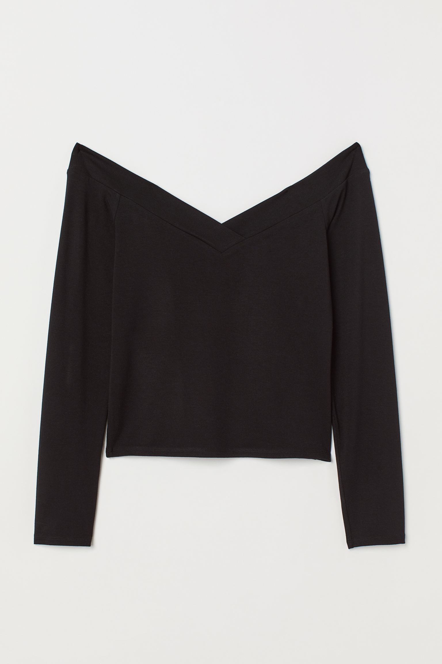 

Топ H&M XXS черный 2610708394