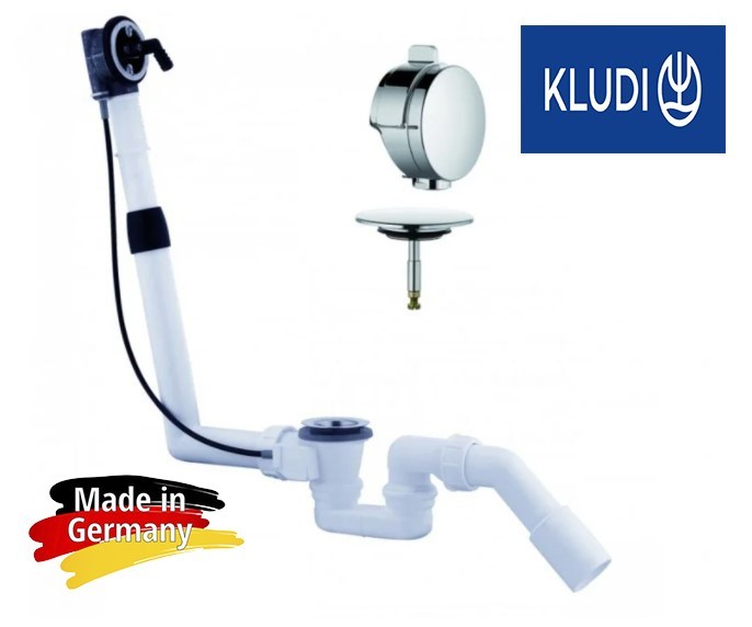 

Слив-перелив Kludi Rotexa Multi 2120005N-00 с наливом полуавтомат Белый Хром