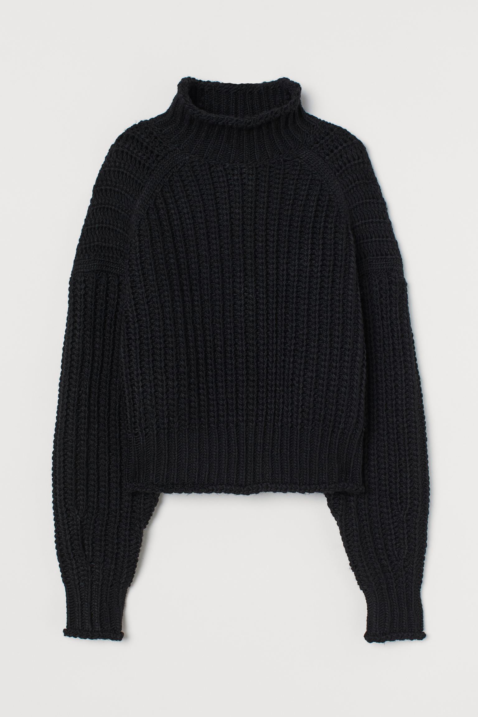 

Свитер H&M M черный 2038732792