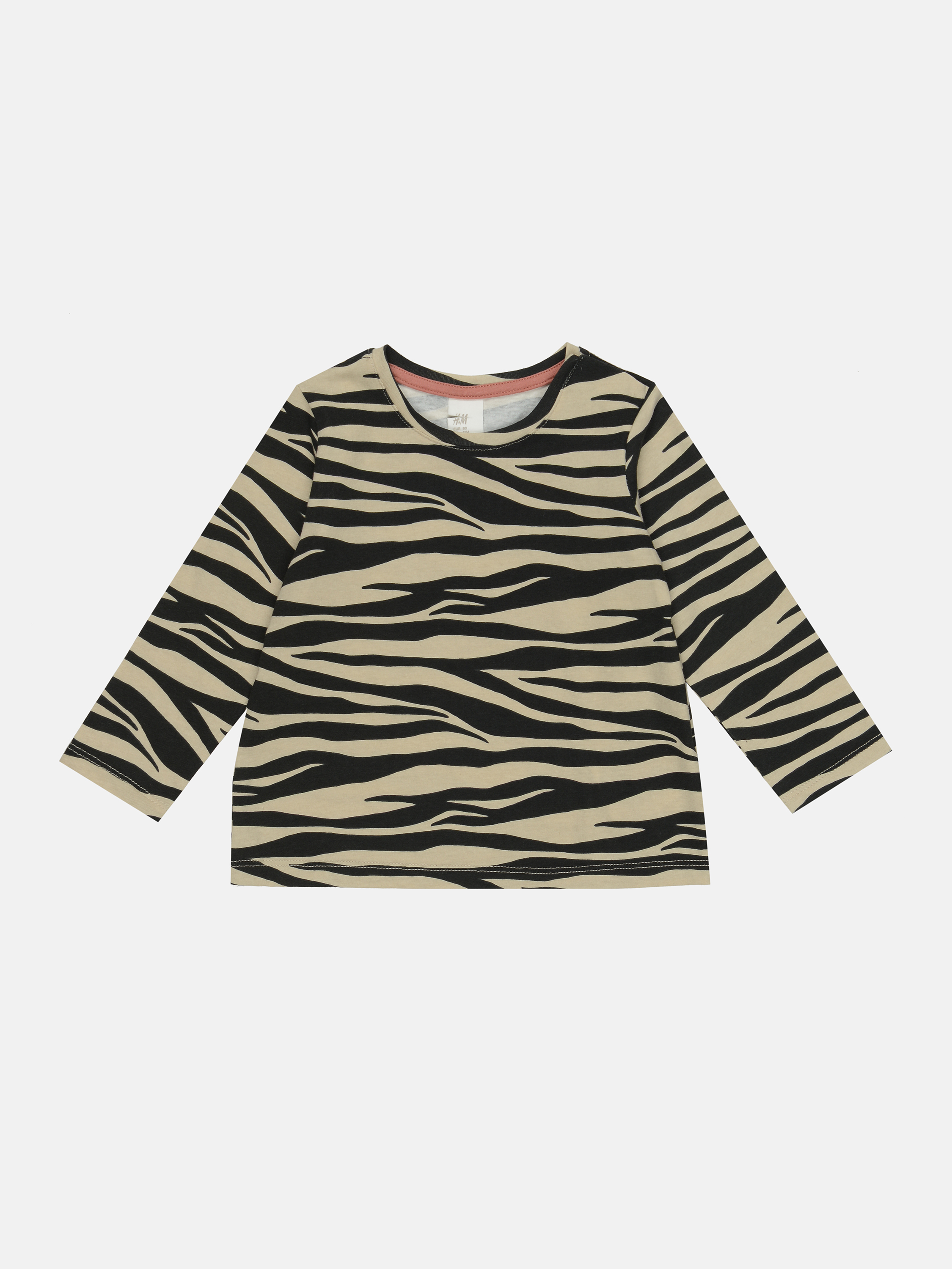 

Лонгслив H&M 80см бежево черный 18028758982