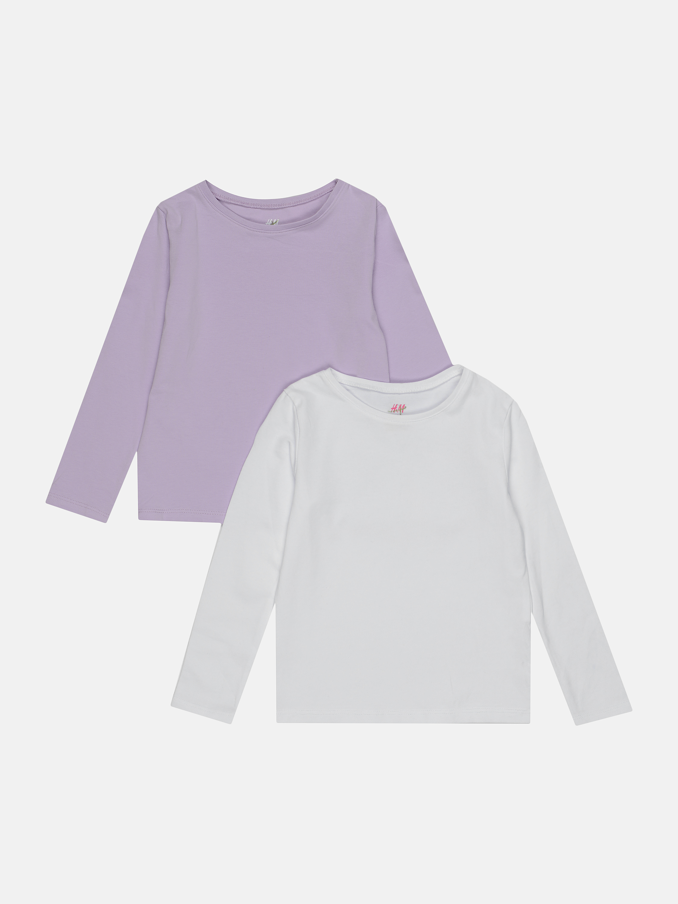 

Лонгслив (2шт) H&M 98 104см белый, сиреневый 2502678157012
