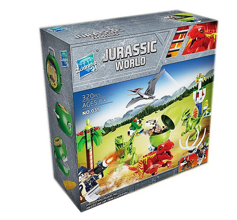 

КОНСТРУКТОР "JURASSIC WORLD" 320 дет.
