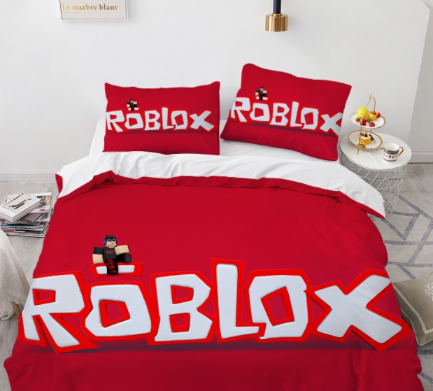 

Комплект постельного белья из трех частей с 3D рисунком Roblox Роблокс №28