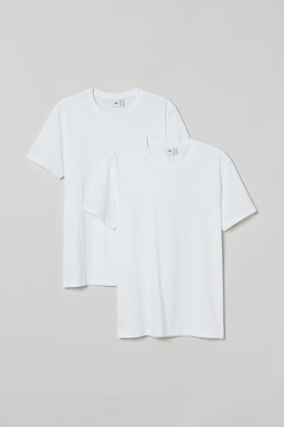 

Футболка 2 шт H&M XL Белая (1202-338)