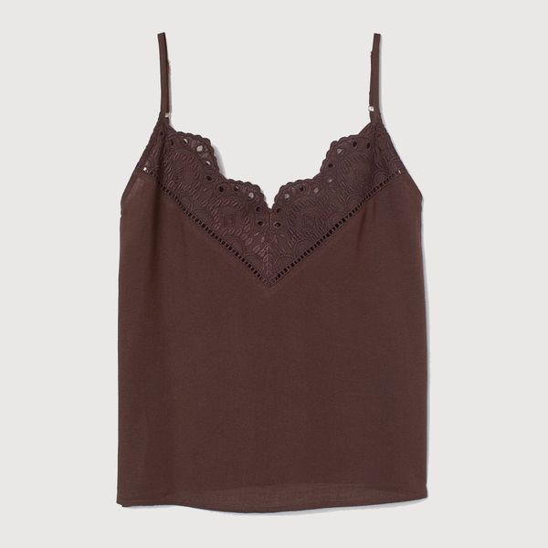 

Майка H&M 36 коричневая (1202-398)