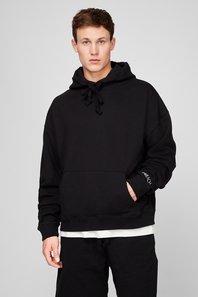 

Мужское черное худи Oversized Bureikou H Preach  205995, Мужское черное худи Oversized Bureikou H Preach S 205995