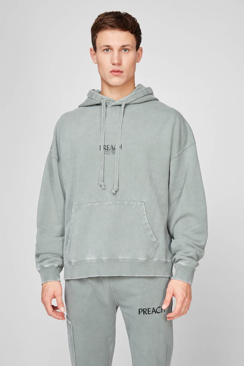 

Мужское мятное худи Oversized Circled Koi H Preach S 205991