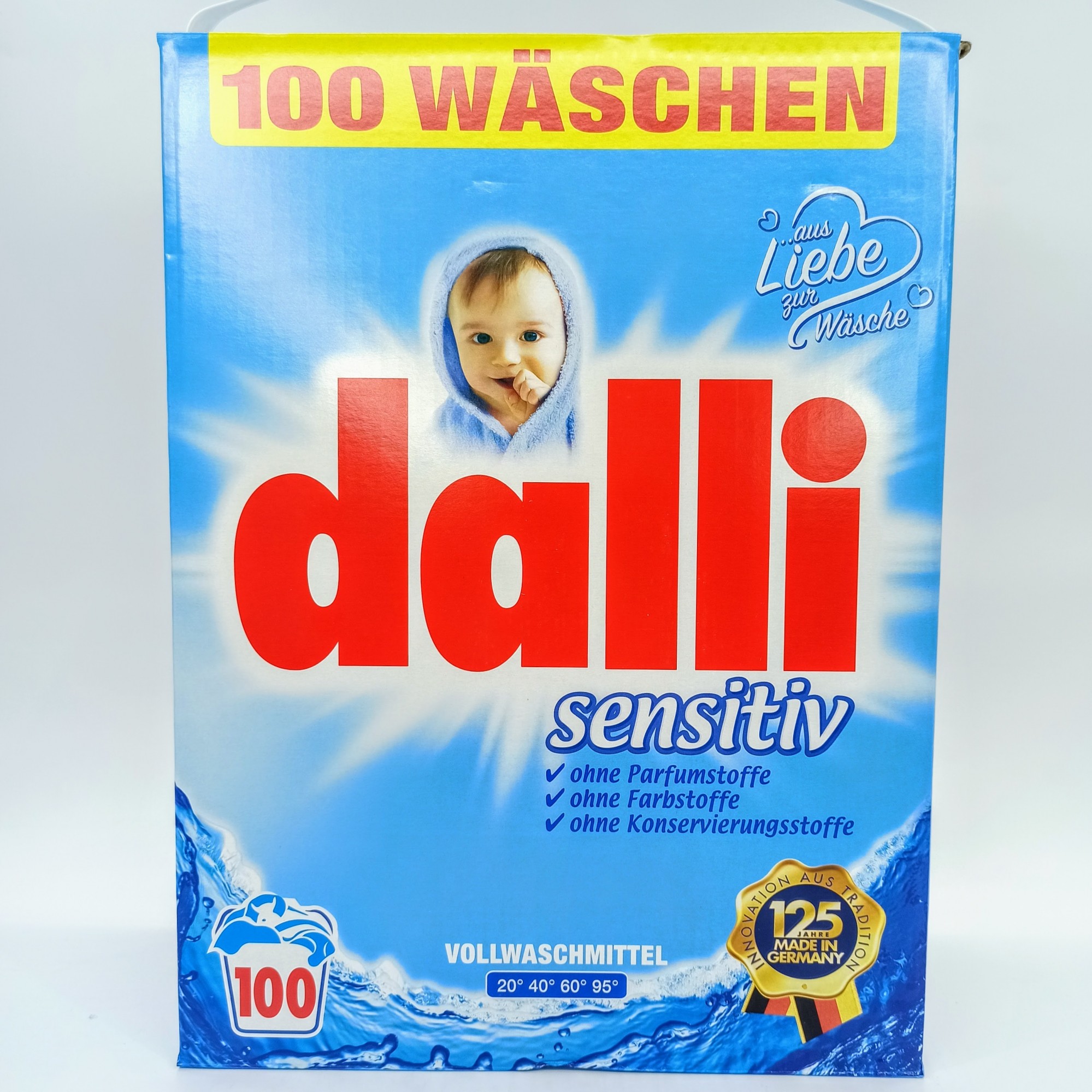 

Стиральный порошок Dalli Sensitive для детского белья 6,5кг/100стирок 101724