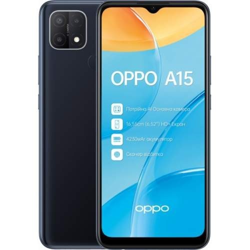 

Смартфон OPPO A15 2/32 Black