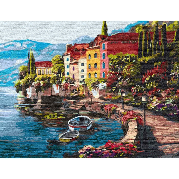

Картина по номерам "Утро на берегу озера 2 (big)" 50*65см Идейка IDK13503