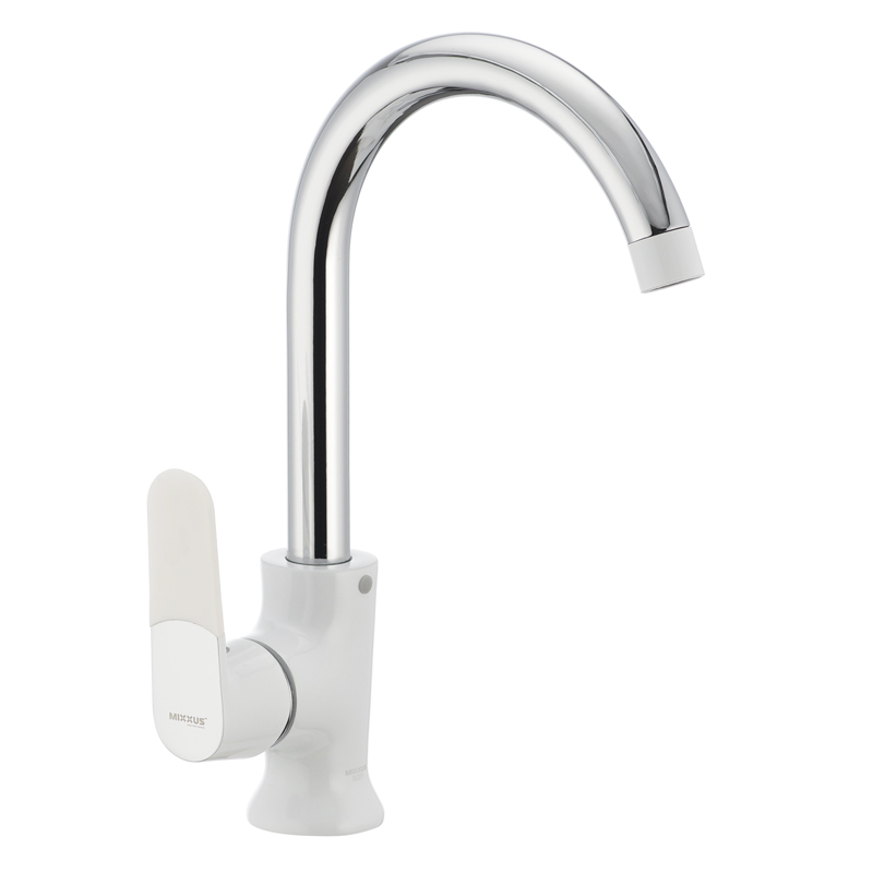 

Смеситель для раковины белый MIXXUS Premium Tiger 014