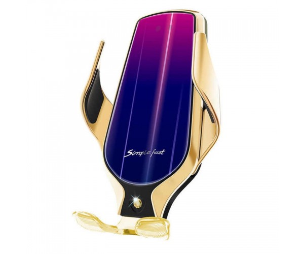 

Автодержатель для телефона R9 Wireless Charger с беспроводной зарядкой