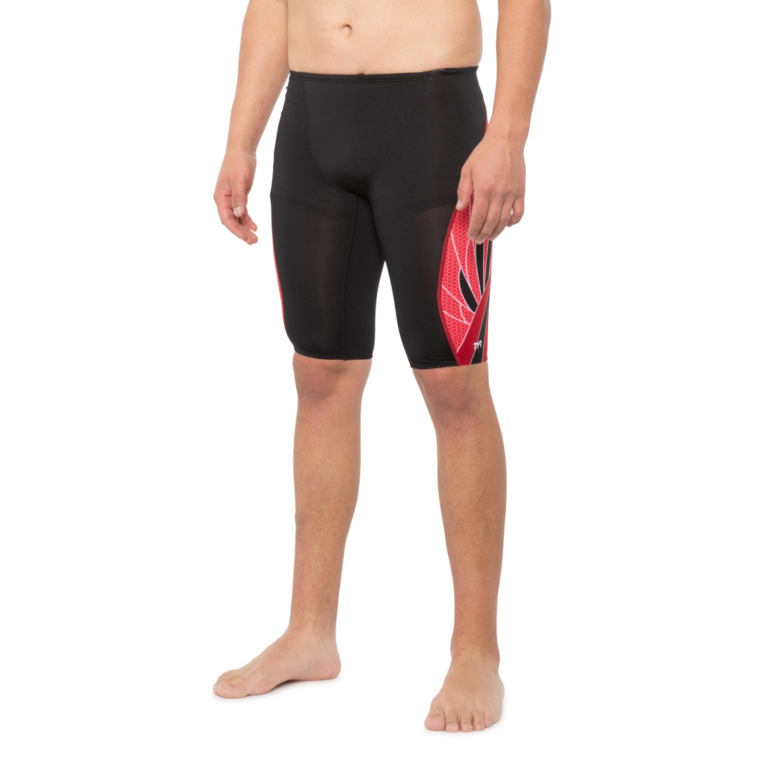 

Шорты для плавания TYR Phoenix Splice Jammer Swimsuit - UPF 50+ Black/Red, 36W 32L