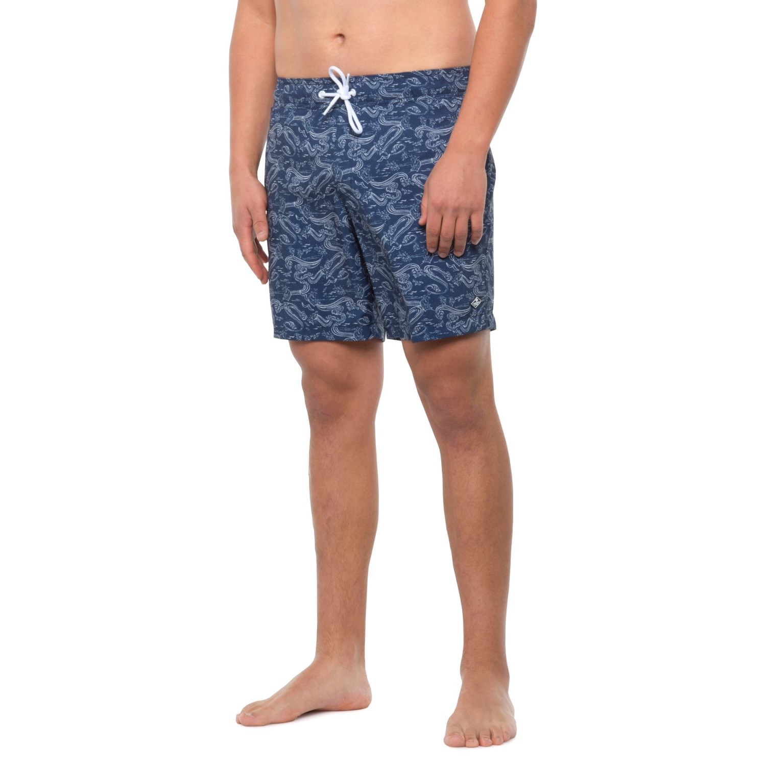 

Шорты для плавания Sperry Waves Print Swim Volley Shorts Navy, L (48)
