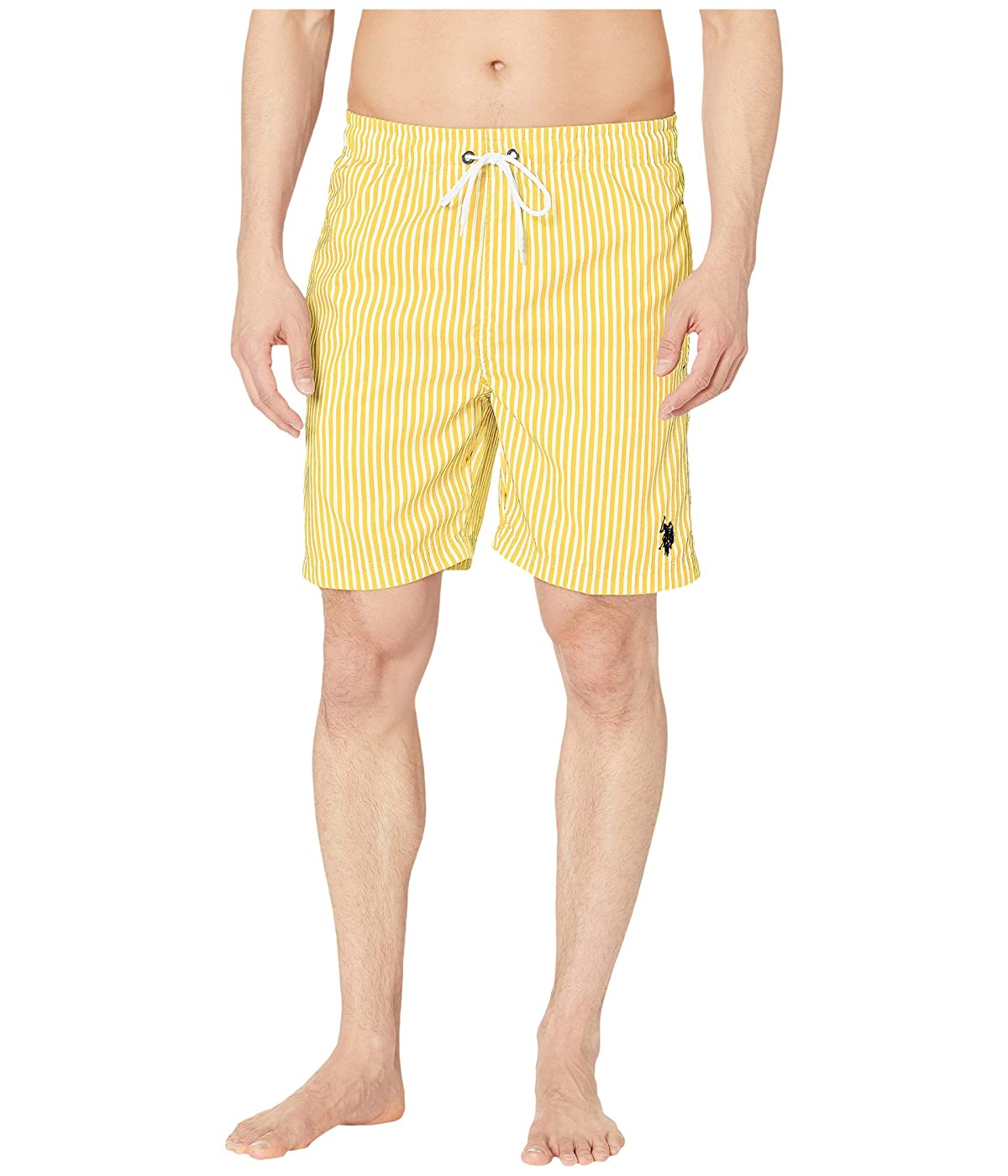 

Шорты для плавания U.S. POLO Vertical Stripe Swim Shorts Cape Yellow, S (44)