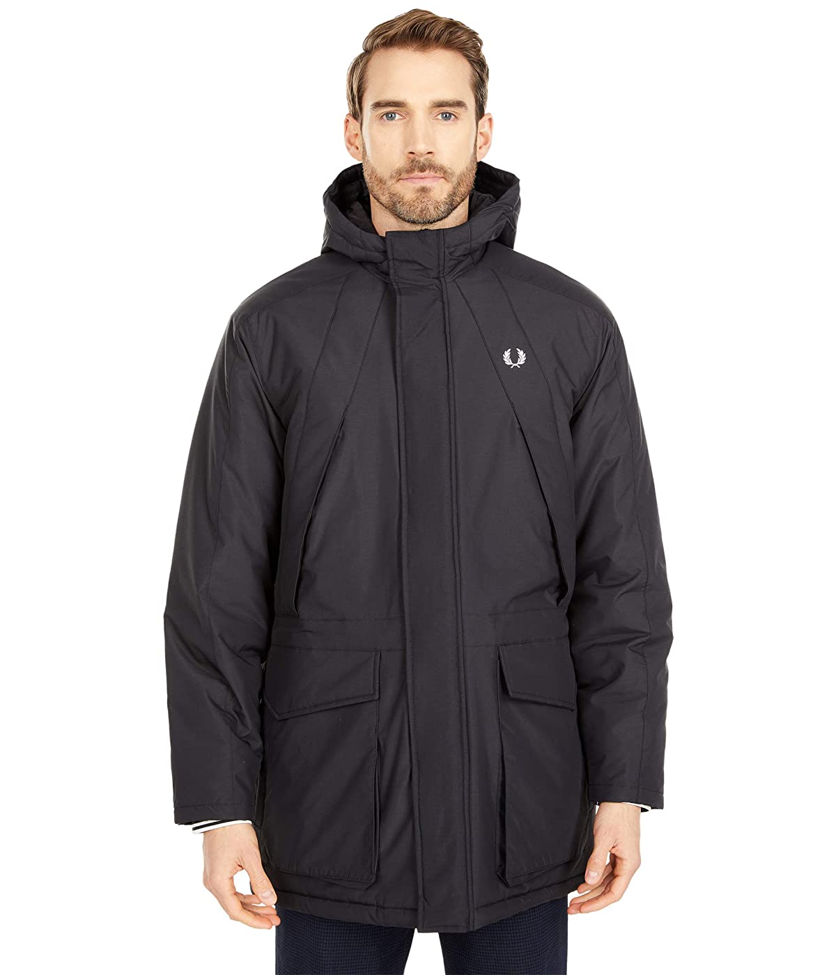 

Парка Fred Perry Padded Zip Through Jacket Black, S (44)