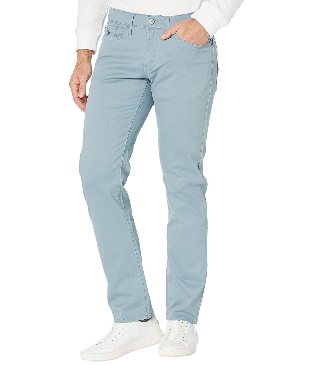 

Брюки U.S. POLO Slim Straight Stretch Five-Pocket Pants Blue Driggs, 38W 32L