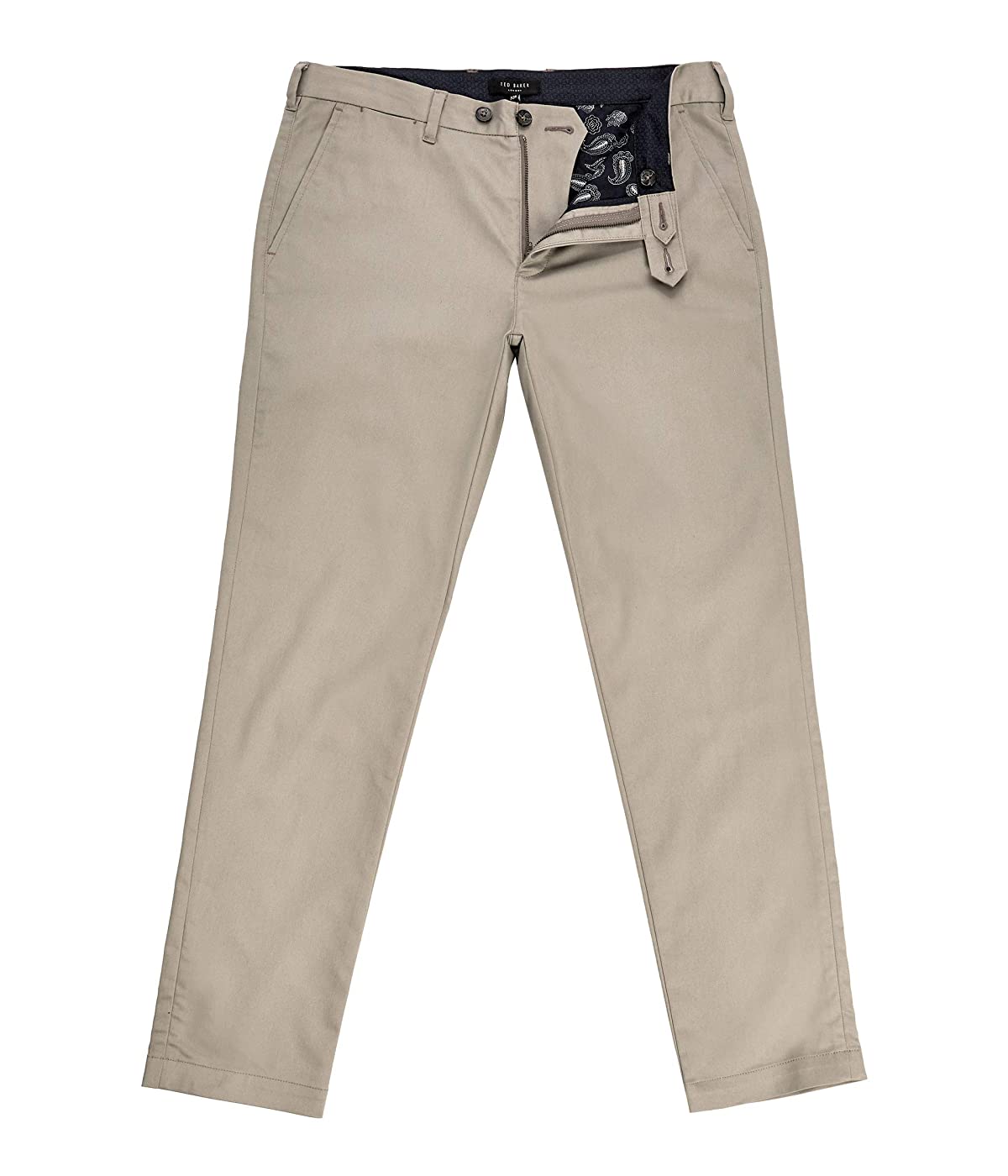 

Брюки Ted Baker Smile Slim Fit Smart Satin Chino Stone, 38W 32L