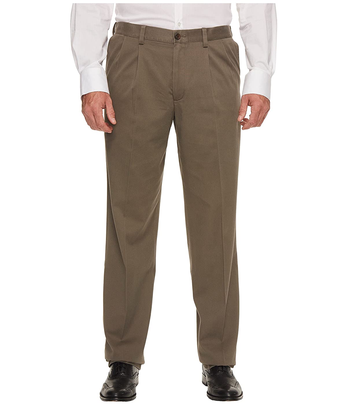 

Брюки Dockers Big & Tall Easy Khaki Pleated Pants Dark Pebble, 48W 32L