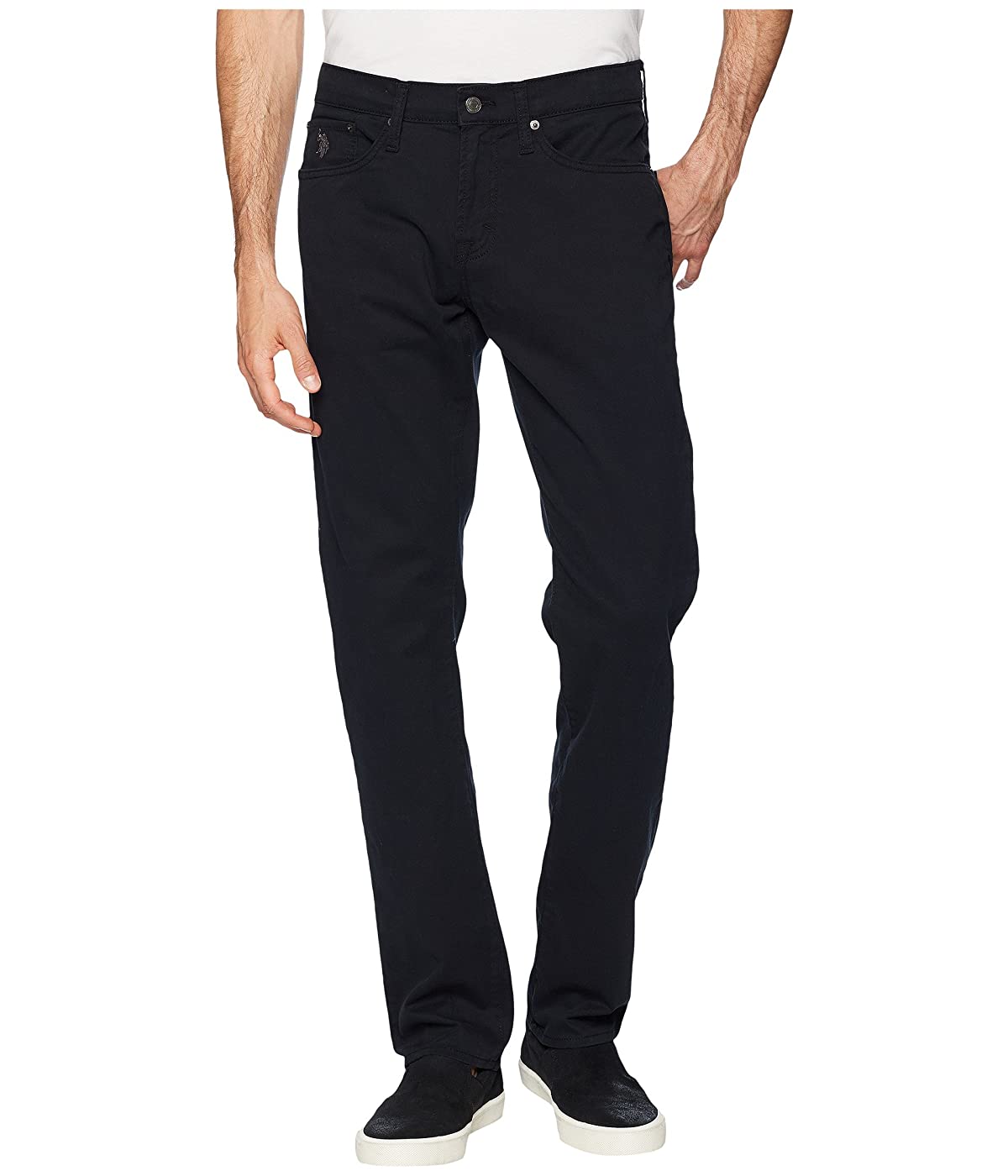 

Брюки U.S. POLO ASSN. Slim Straight Stretch Five-Pocket Pants Black, 32W 32L