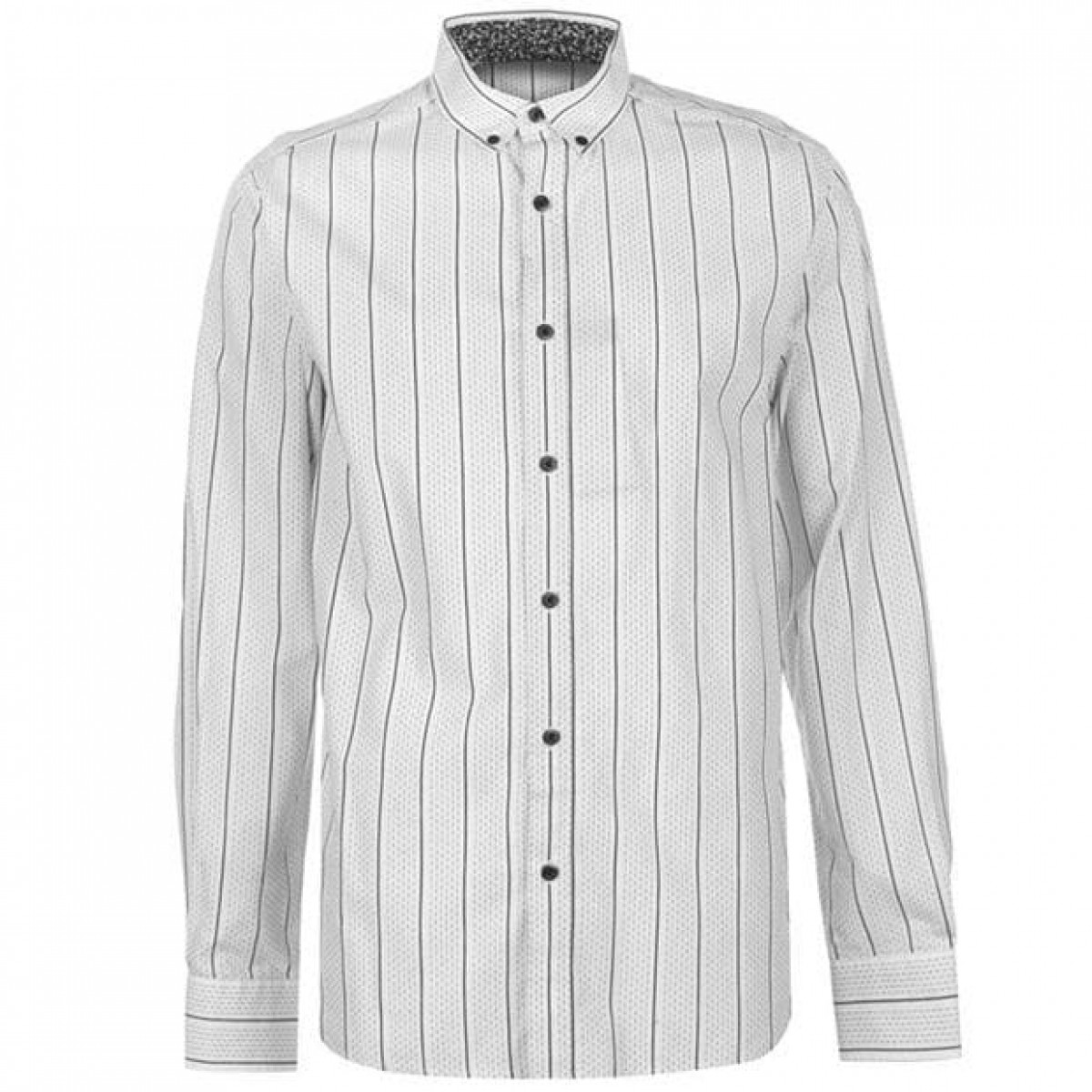 

Рубашка Pierre Cardin Textured Stripe Wht/Blk Stripe,  (46, Рубашка Pierre Cardin Textured Stripe Wht/Blk Stripe, M (46)