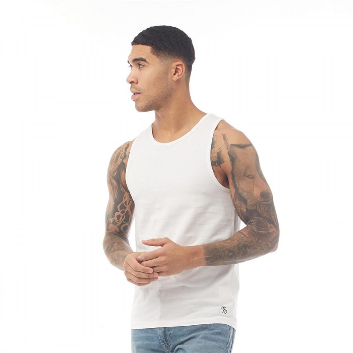 

Майка Fluid Plain Muscle Back Vest White White, XL (50)