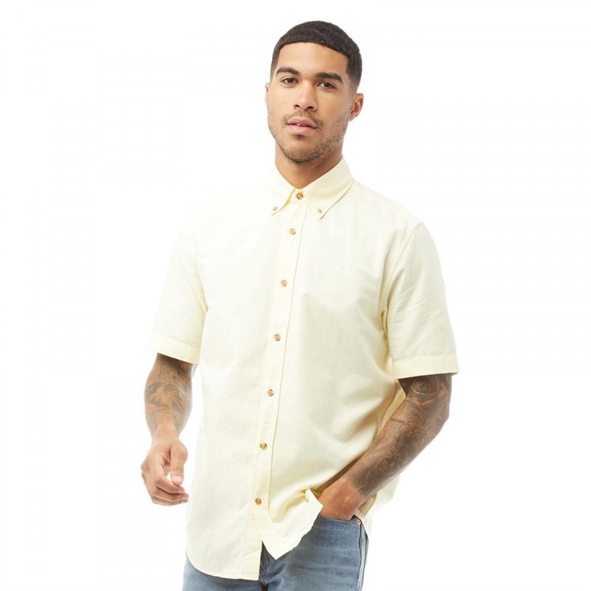 

Рубашка Fred Perry Overdyed Short Sleeve Shirt Butter Icing Pale Yellow,  (44, Рубашка Fred Perry Overdyed Short Sleeve Shirt Butter Icing Pale Yellow, S (44)