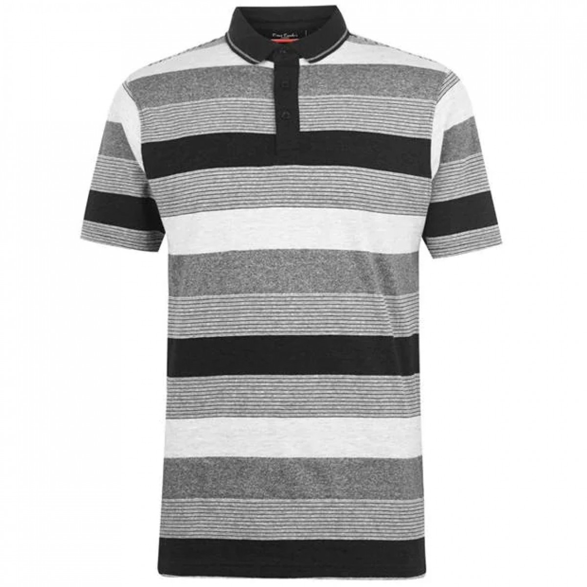 

Поло Pierre Cardin Dye Jersey Black/Char/Grey, S (44)