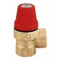 

Мембранний клапан CALEFFI 1/2"х3,0 бар ВВ