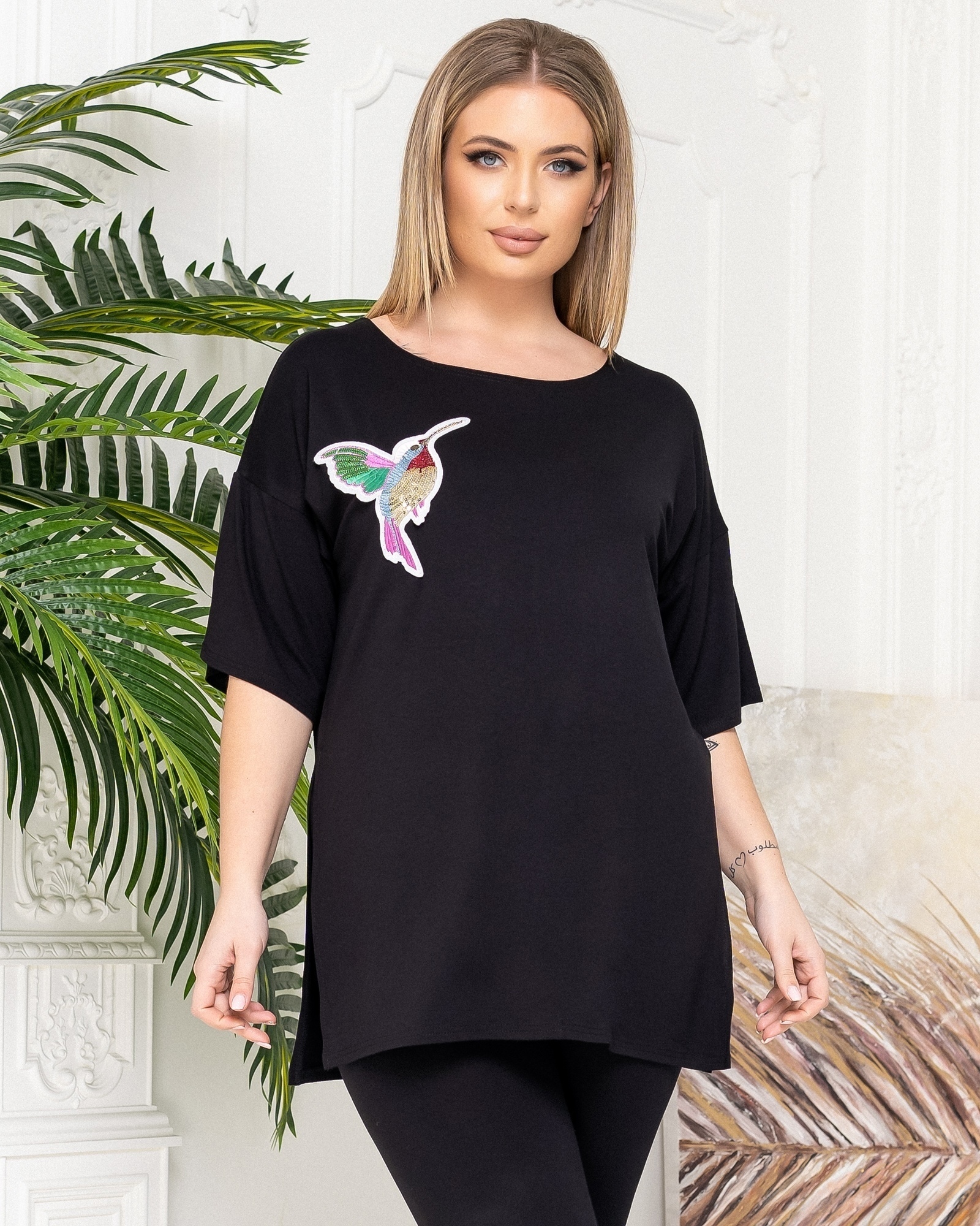 

Футболка-туника Колибри Modnicy 0450,4 54-58