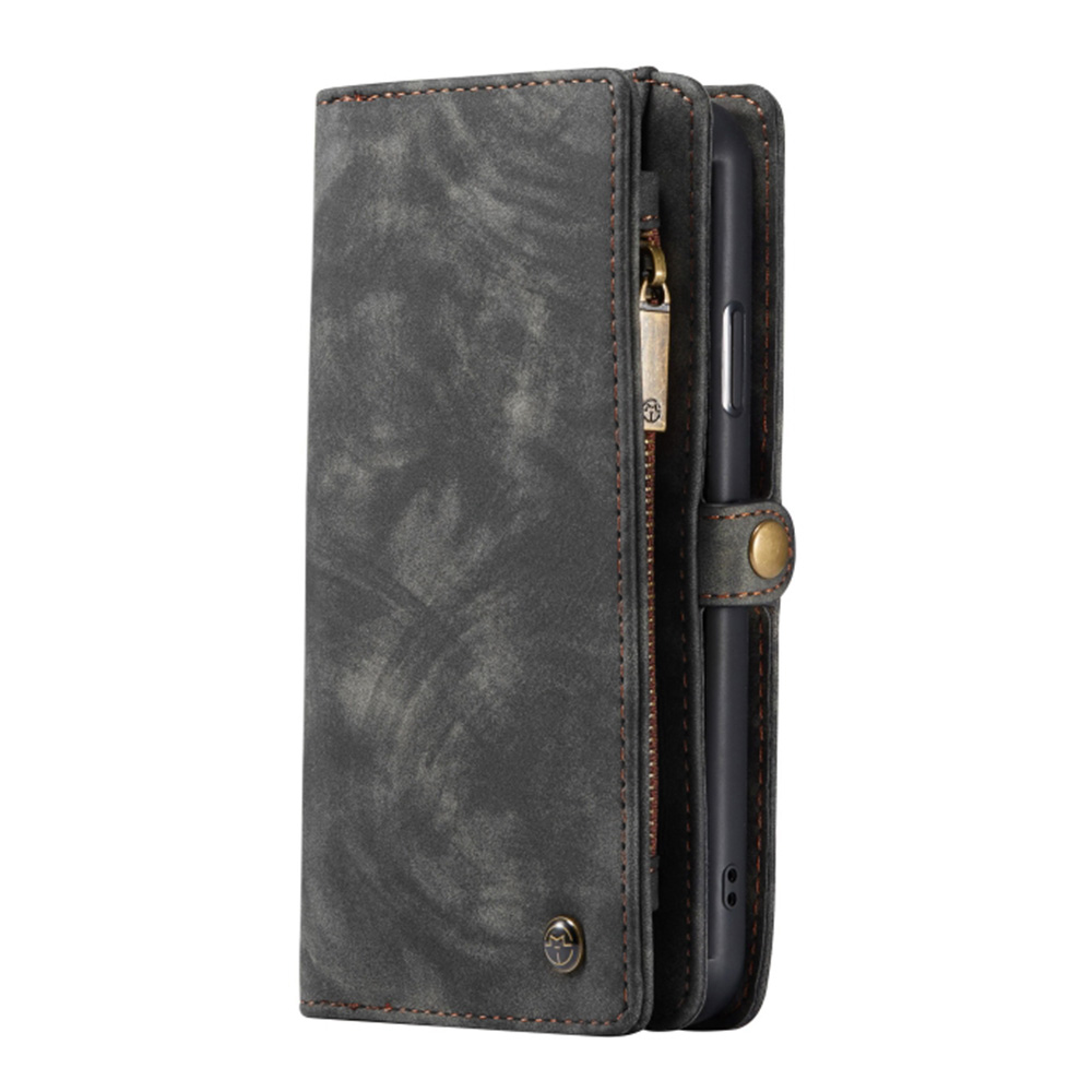 

Чехол-кошелек CaseMe Retro Leather для Apple iPhone 12 Mini, Black