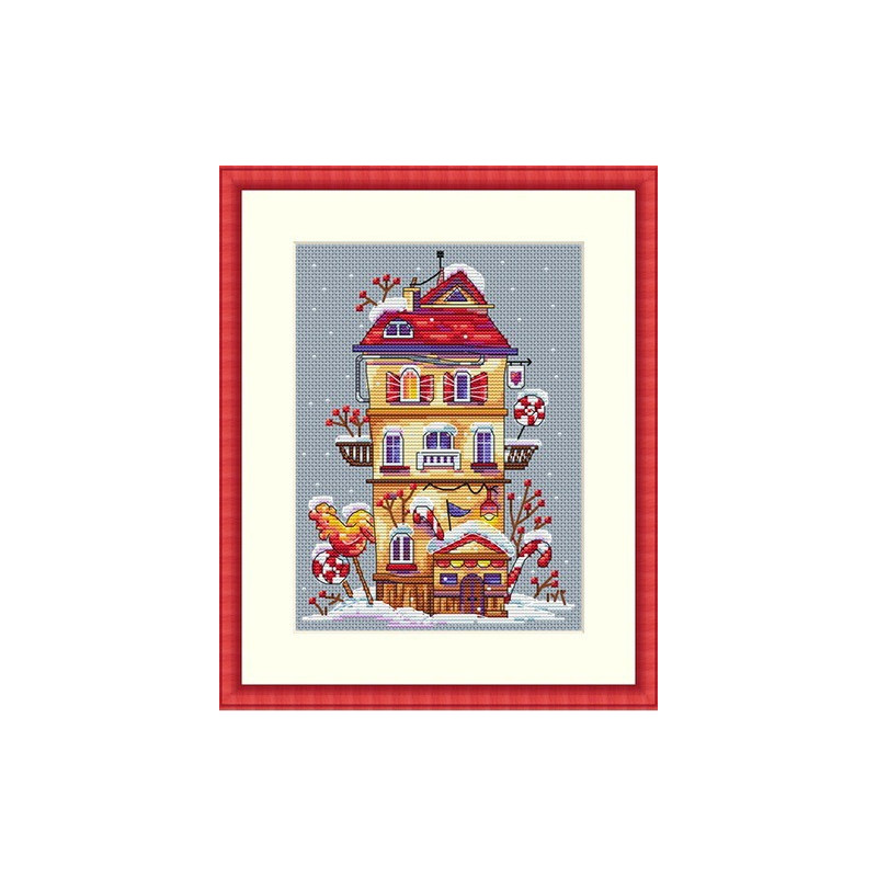 

Набор для вышивания Мережка Зимний домик (К-51)